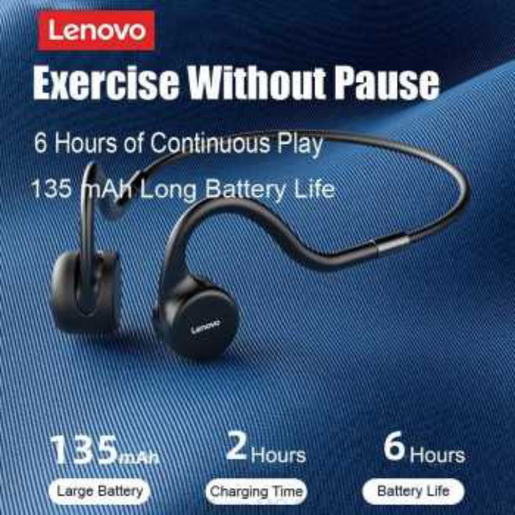 LENOVO ThinkPlus X5 - Bone Conduction Bluetooth Earphone - 8GB Memory