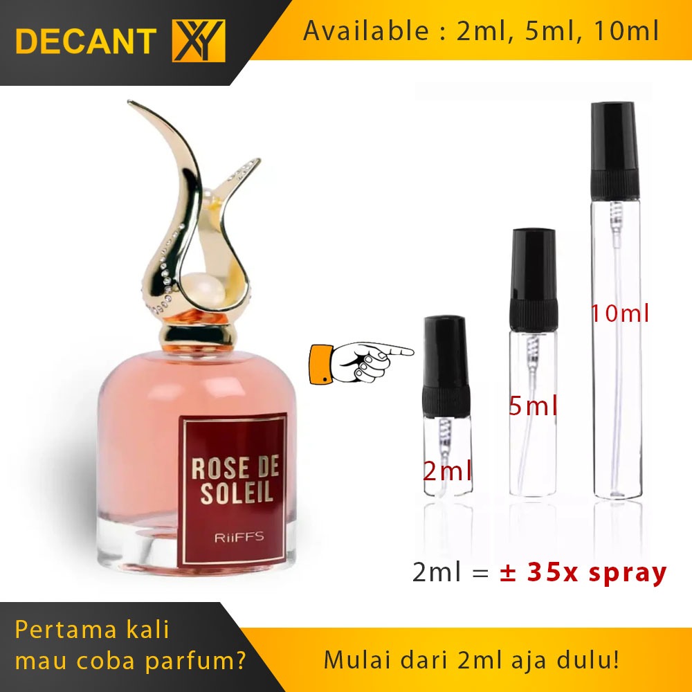 Decant Parfum Riiffs Rose De Soleil