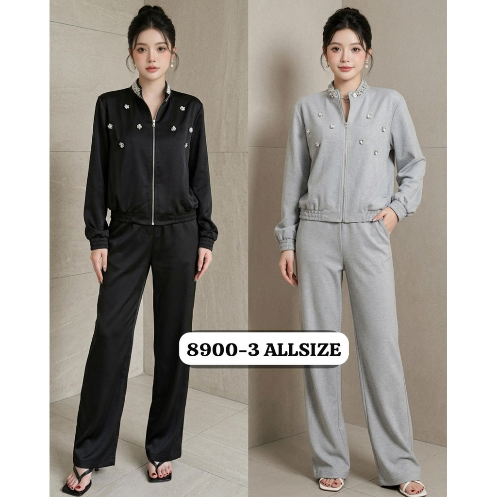 set jaket sequin
