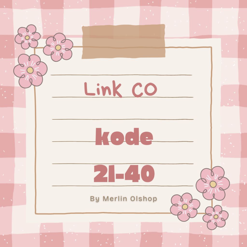 Link CO kode 21-40