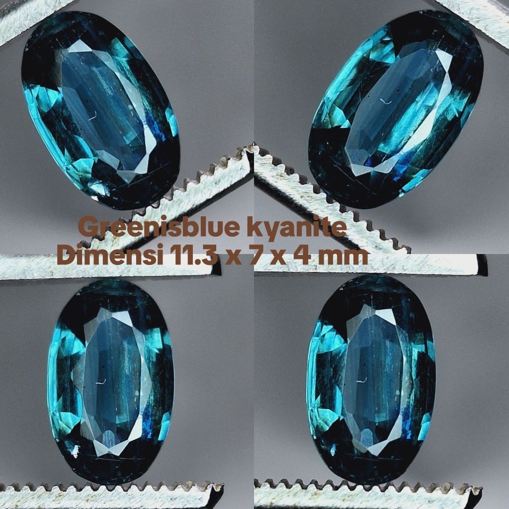 greenish blue kyanite