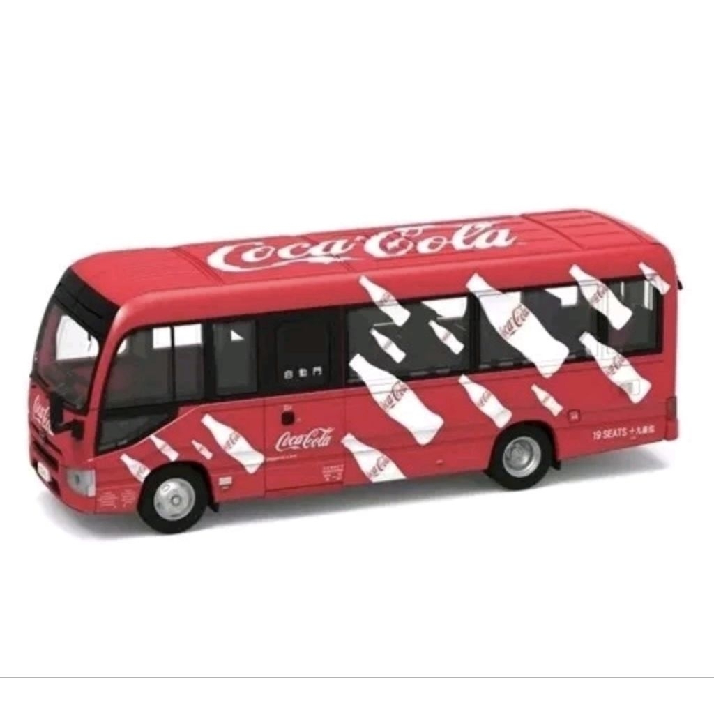 Tiny Model Scale 76 Coca Cola Toyota Coaster