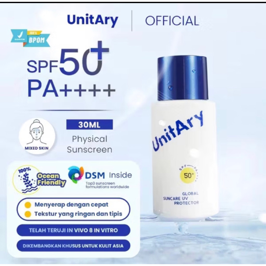 UnitAry Global Suncare Protector SPF50+ E30ml