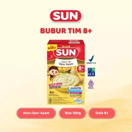 SUN Bubur Tim 8+ Opor Ayam 100 Gr