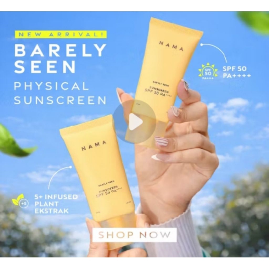 BARELY SEEN SUNSCREN 50 BY LUNA MAYA