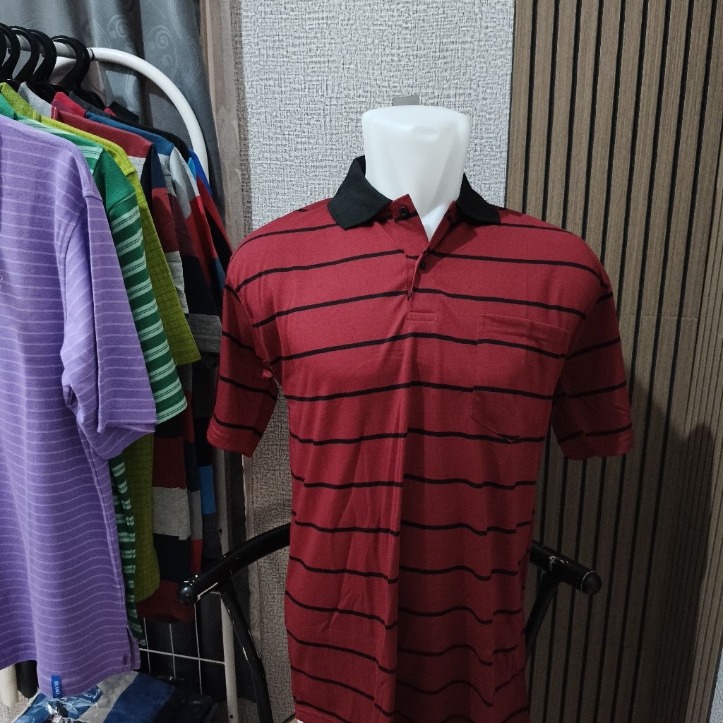Kaos polo pria kode F8