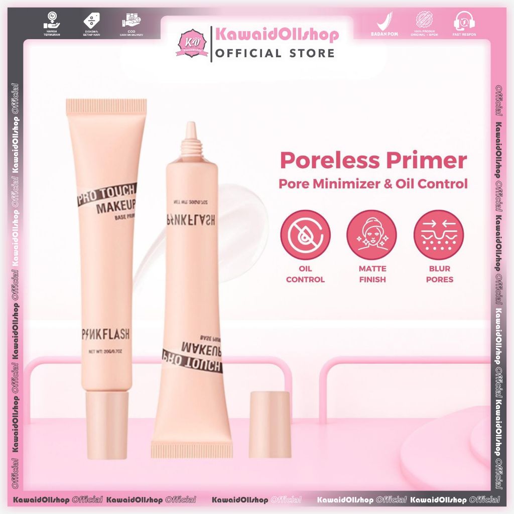 PINKFLASH PRO TOUCH pore minimizer Primer Poreless Smooth Fine