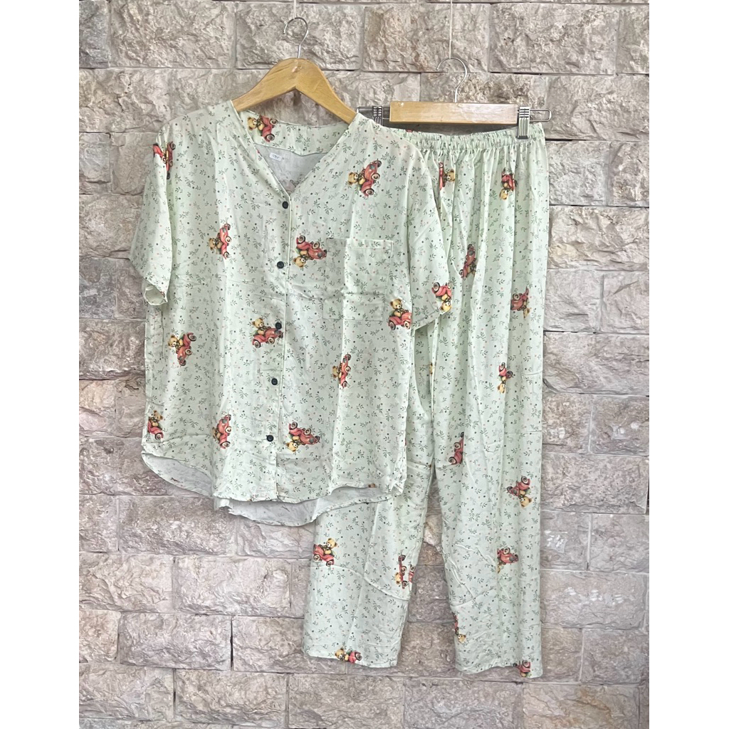 Setelan Rayon Premium Krah V
