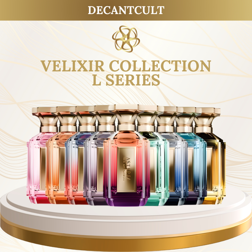 DECANT Parfum Velixir Collection L Series EDP Lokal (Velixir Asteria, Velixir Morpheus, Velixir Concordia, Velixir Uranus, Velixir Poseidon, Velixir Persephone, Velixir Artemis, Velixir Himeros, Velixir Aphrodite)