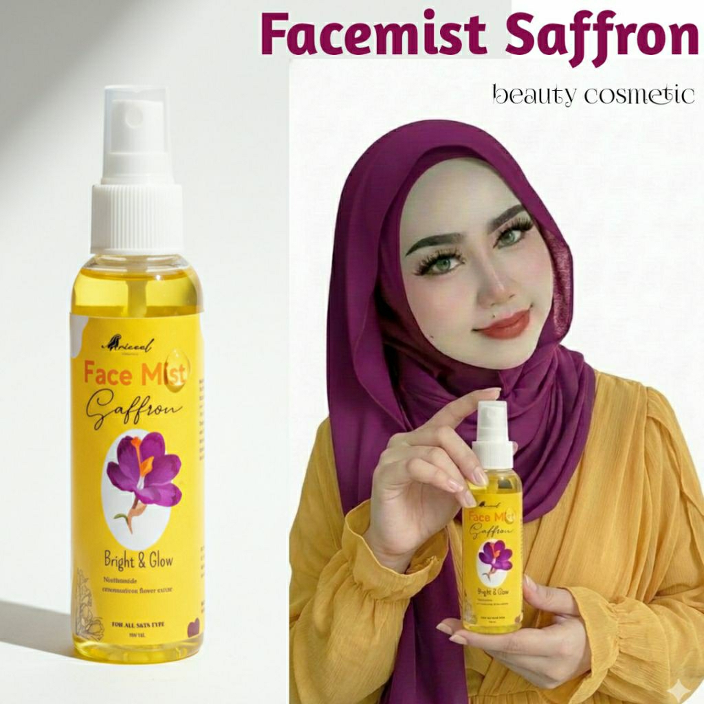 facemist saffron setting spray glow make up