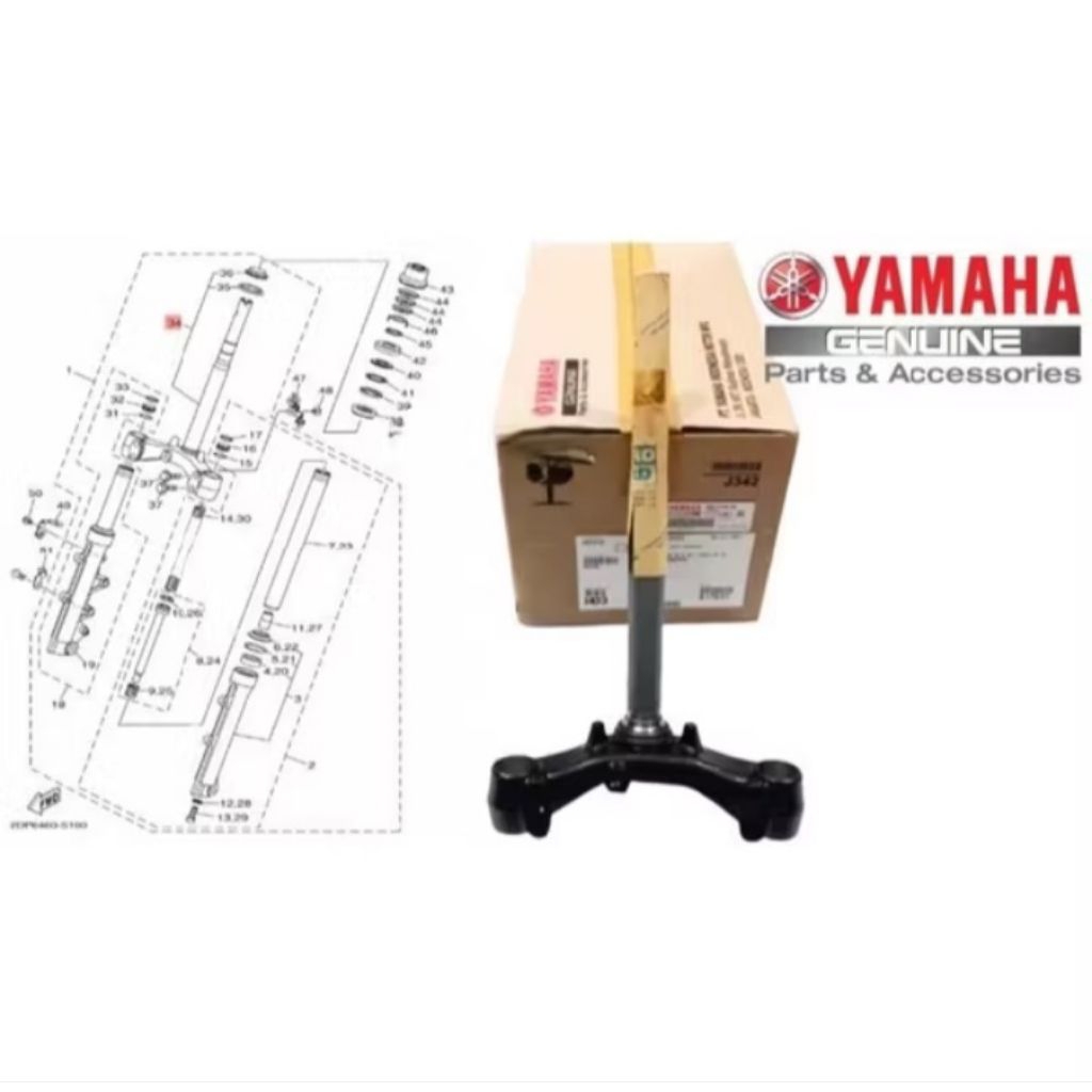 UNDER BRACKET SEGITIGA BAWAH NMAX OLD ORIGINAL