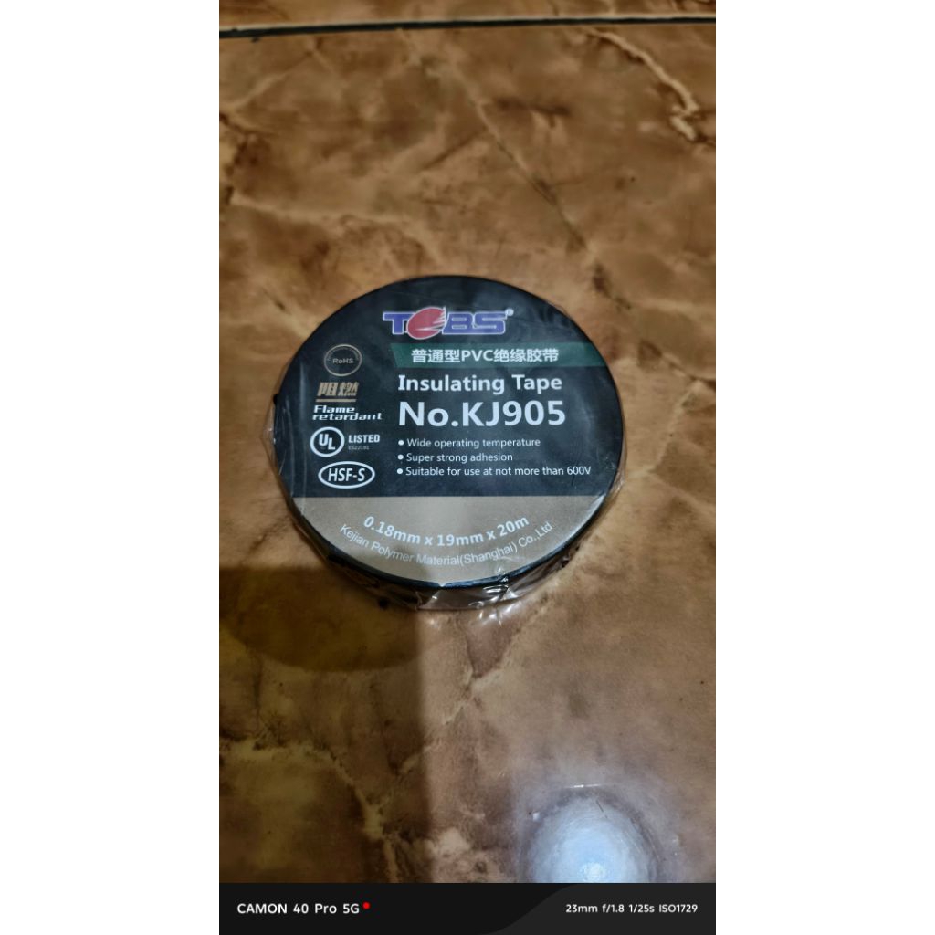 TOBS insulating tape No.KJ905