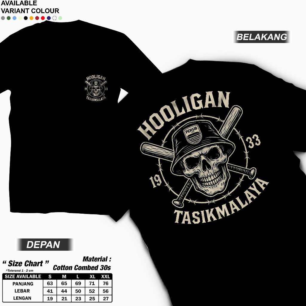 [T-SHIRT] HOOLIGANS FROM TASIKMALAYA