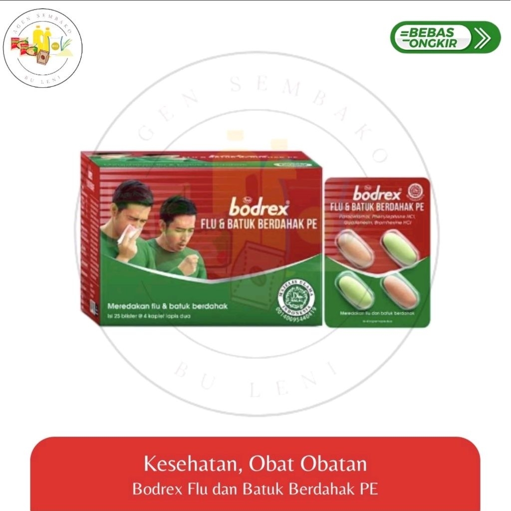 Bodrex Obat Per Strip 4 Kaplet