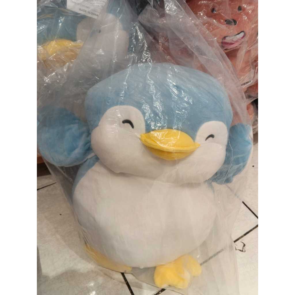 boneka pinguin miniso jumbo