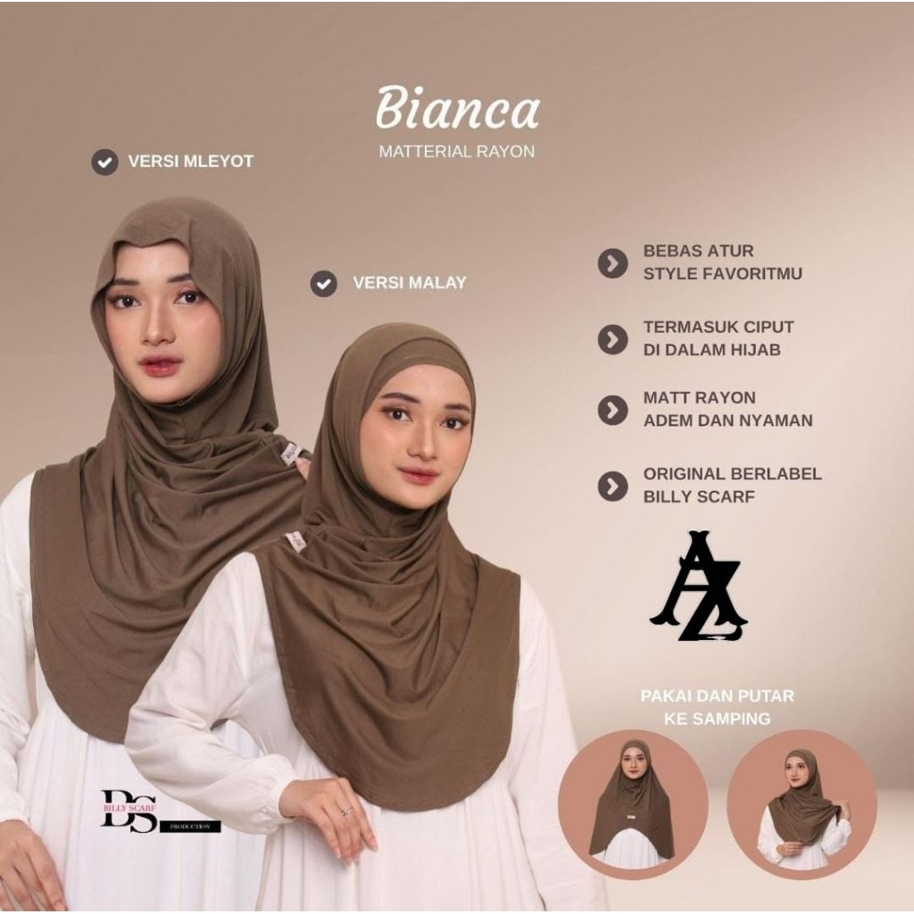 bergo bianca by. billy scarf