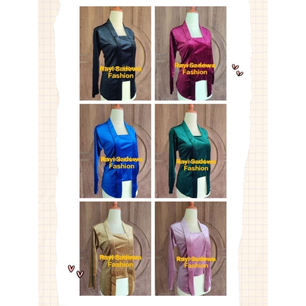 Kebaya beludru