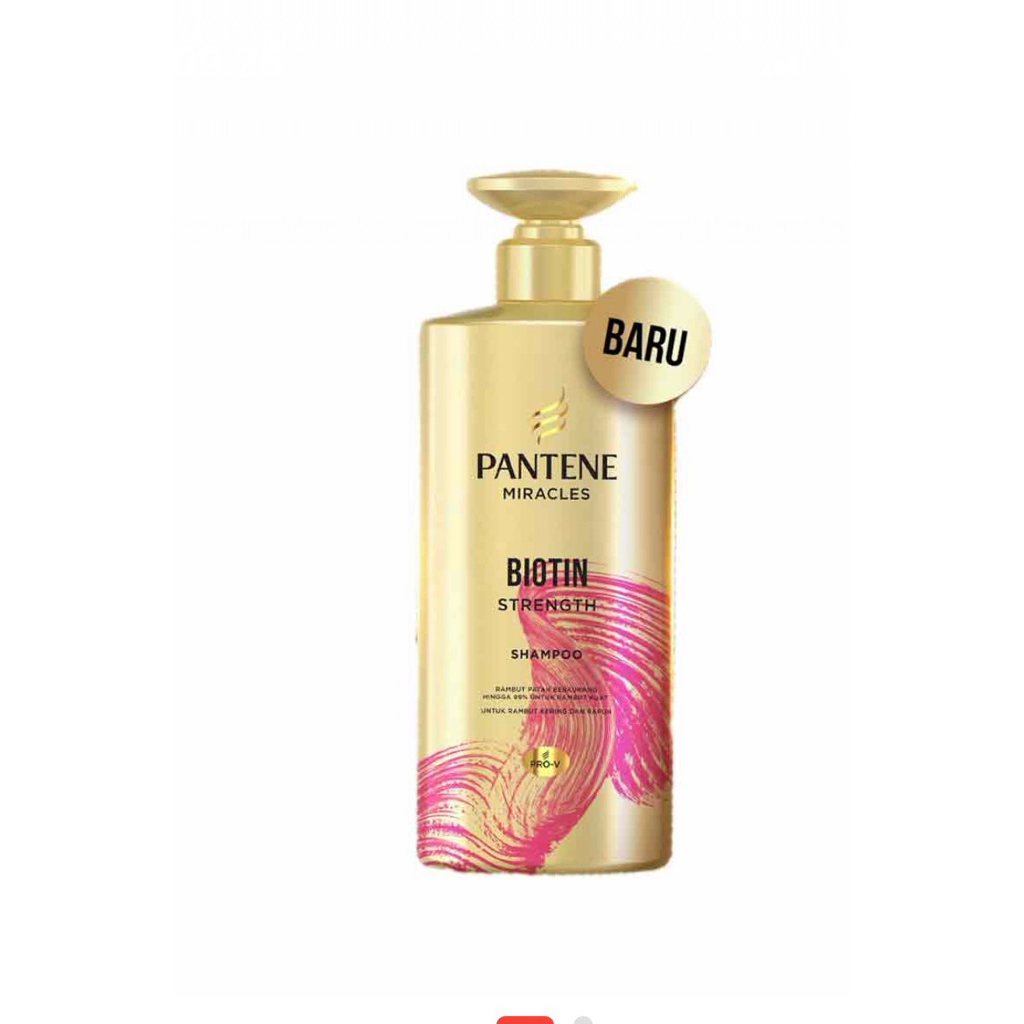 Pantene Shampo Miracles Pump Biotin Botol 500 ml