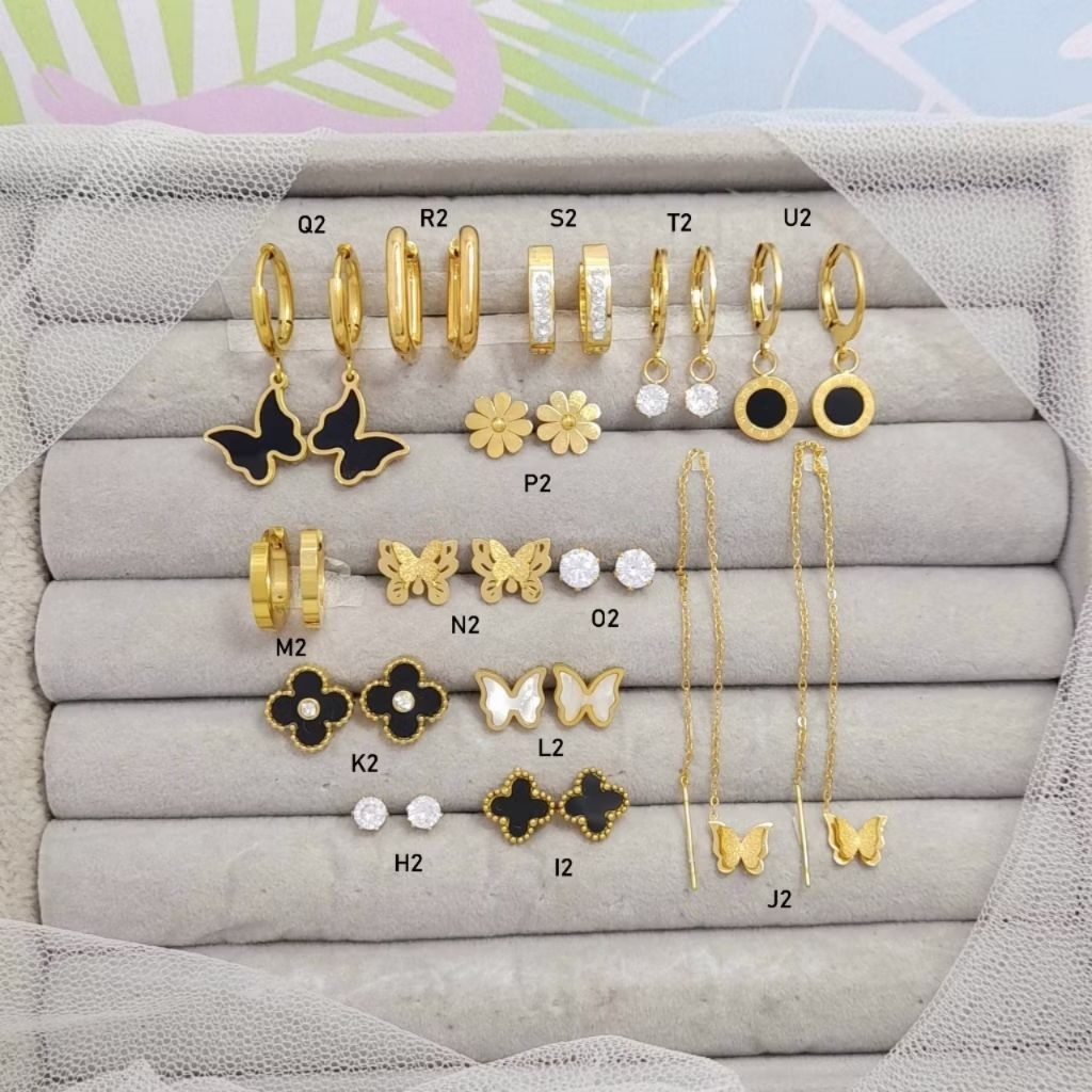 Anting tusuk Bunga Cloper
