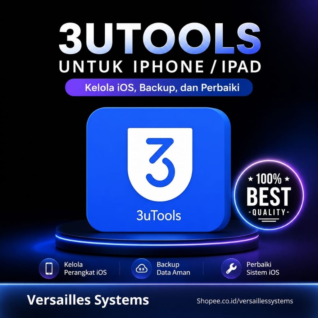 3UTOOLS - SOFTWARE SERBA BISA UNTUK IPHONE / IPAD - PC WINDOWS