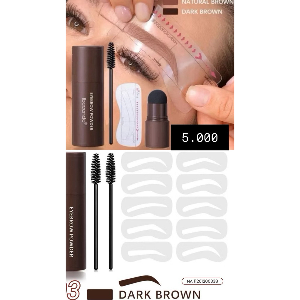 eyebrow powder dark brown