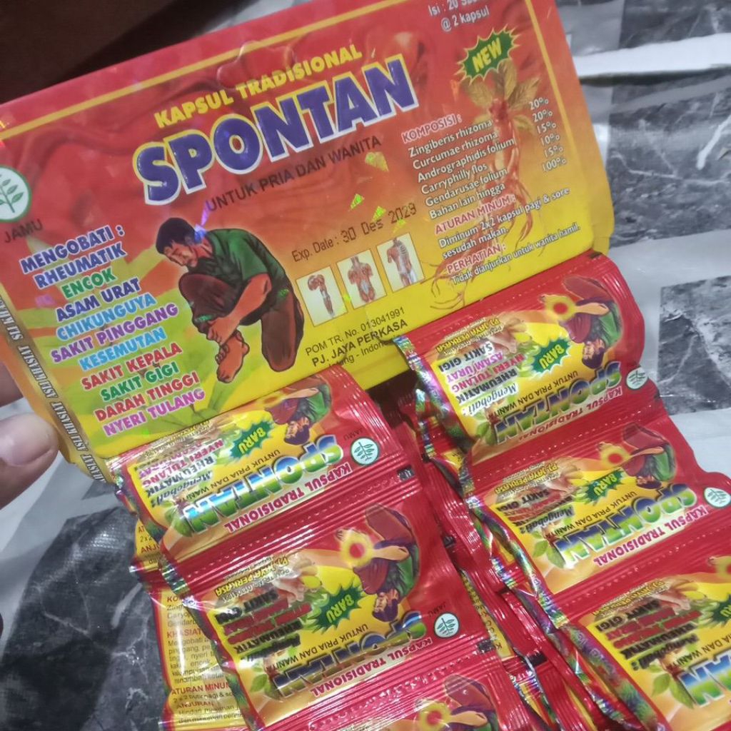 Kapsul tradisional Spontan