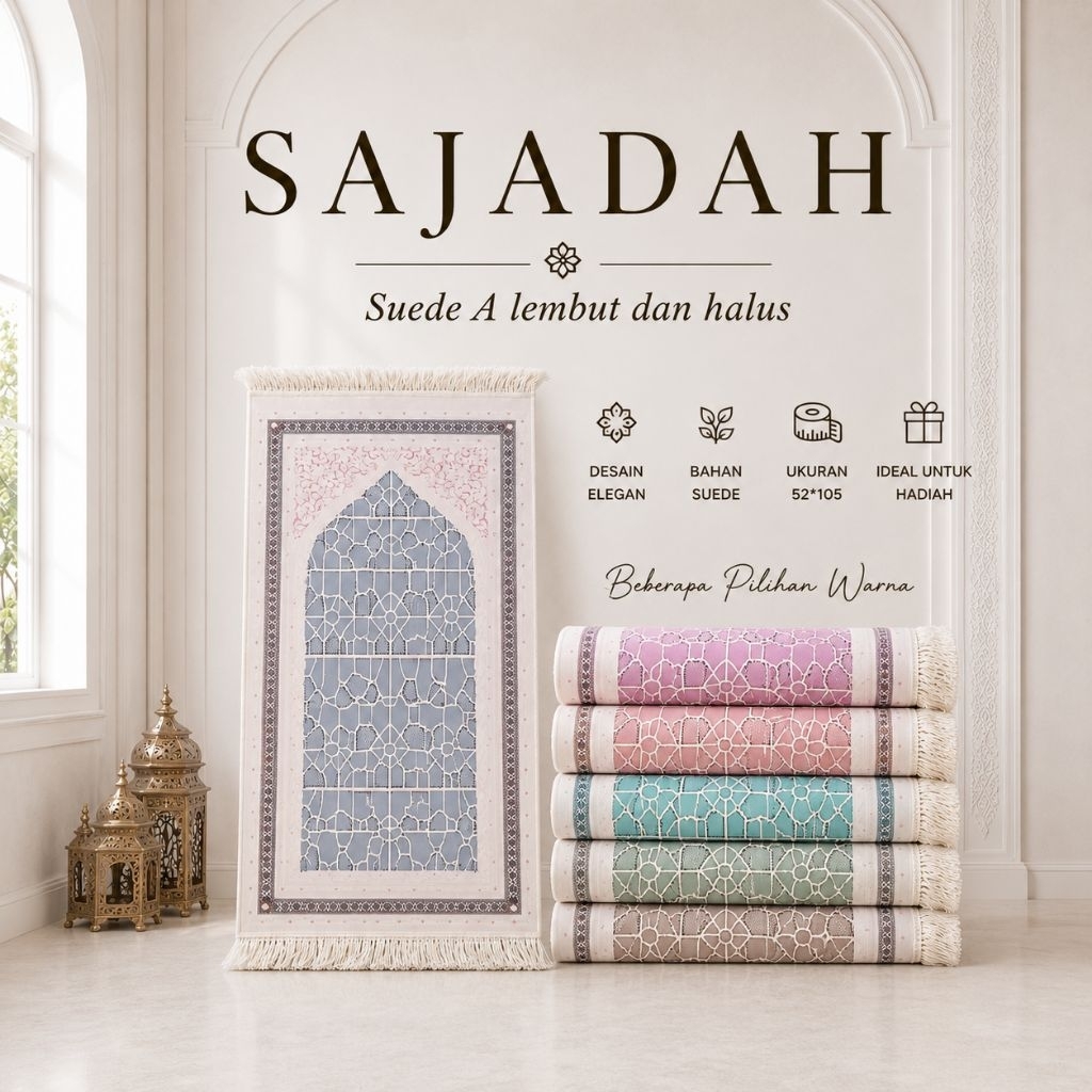 Sajadah suede premium tipe A