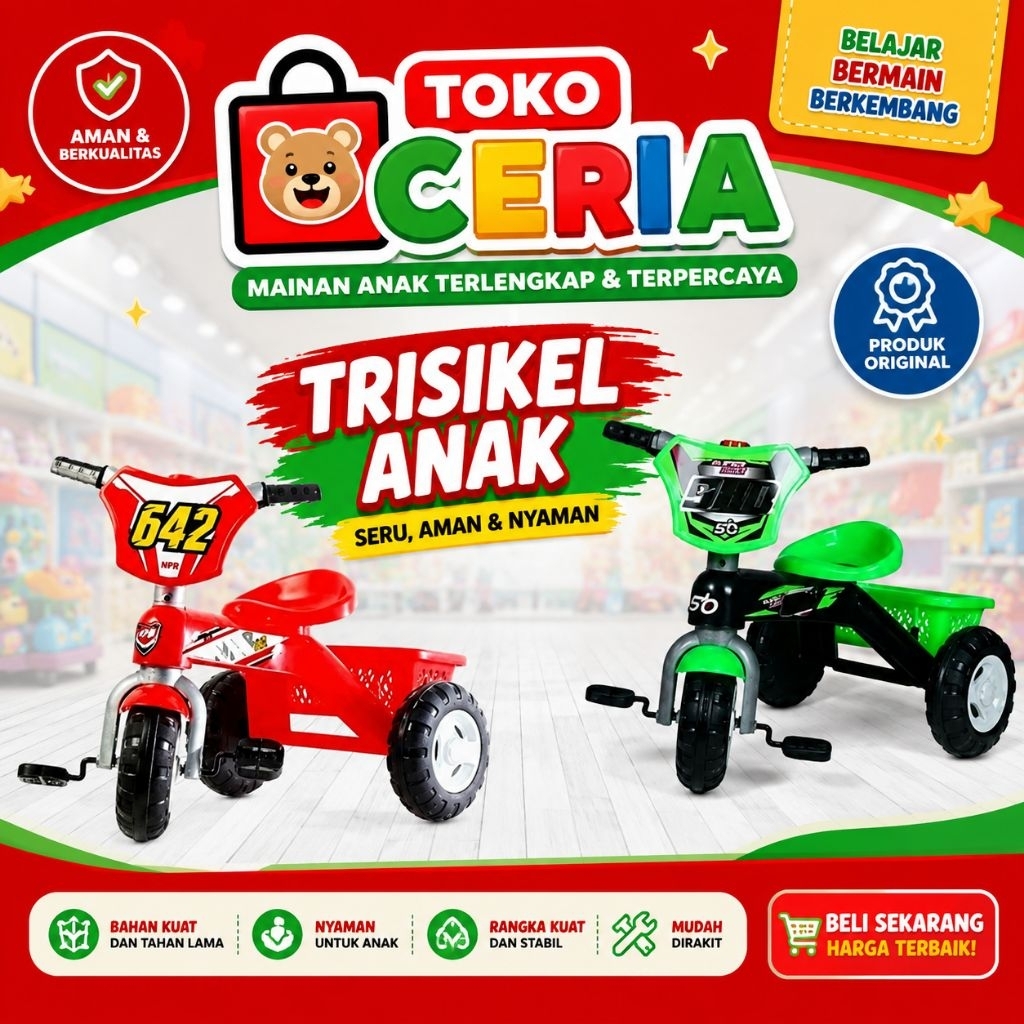 SEPEDA PLASTIK ANAK MURAH