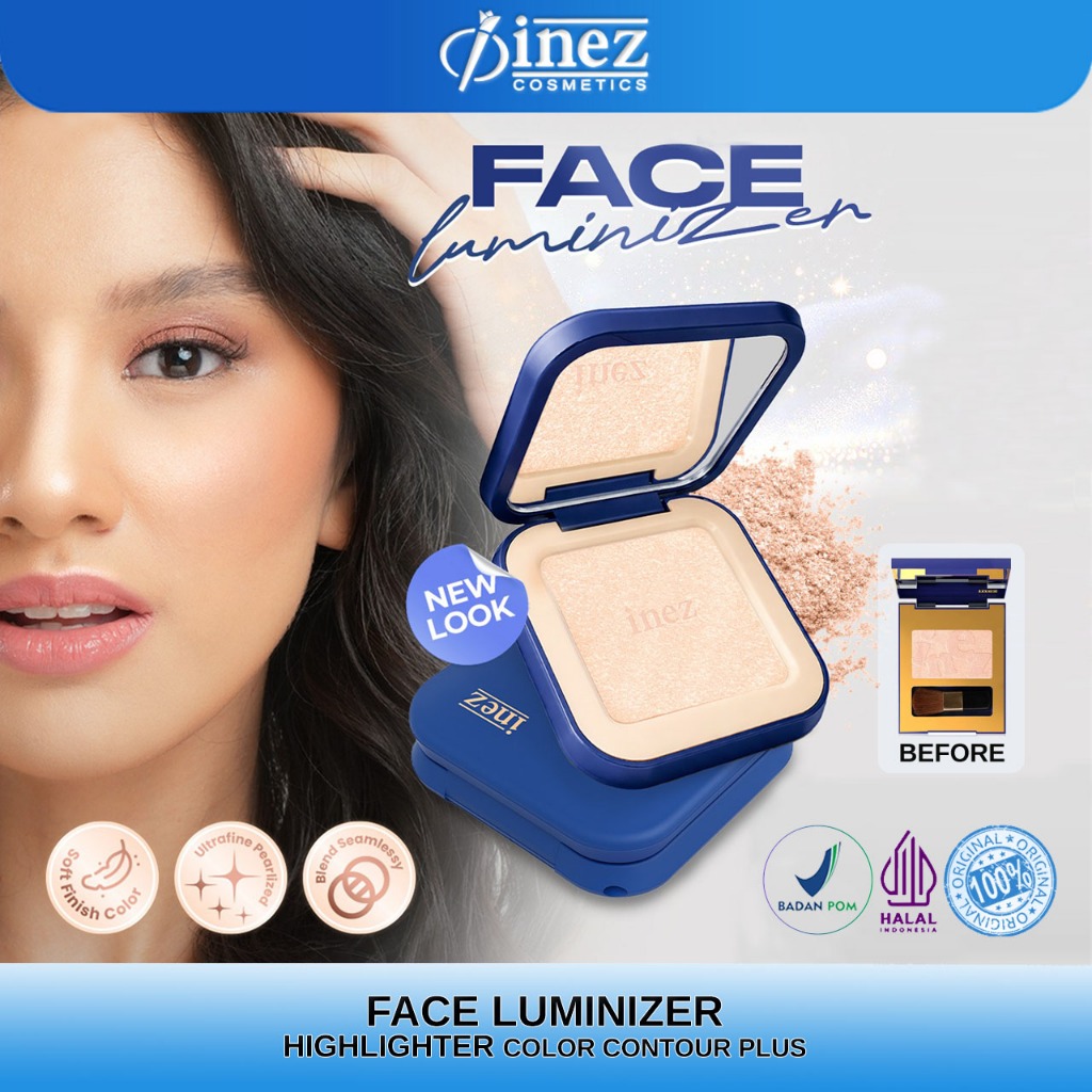 INEZ Face Luminizer Glowing Sparkles Highlight