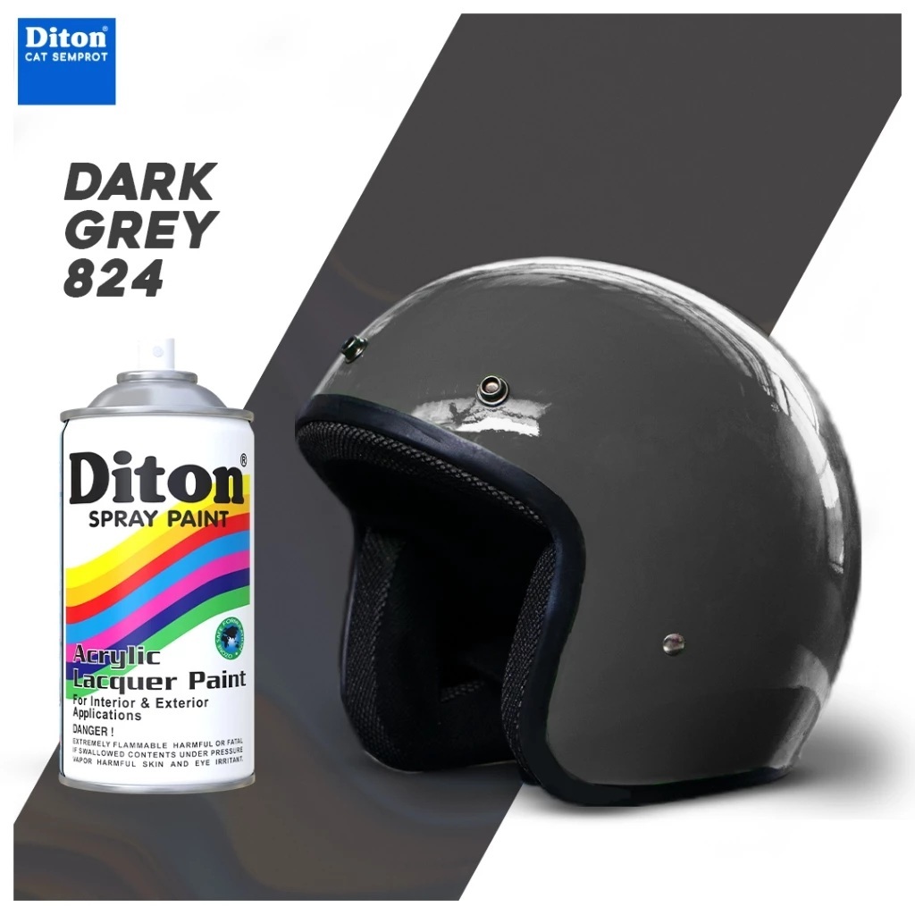 Cat Semprot Diton - Dark Grey 824* / 824