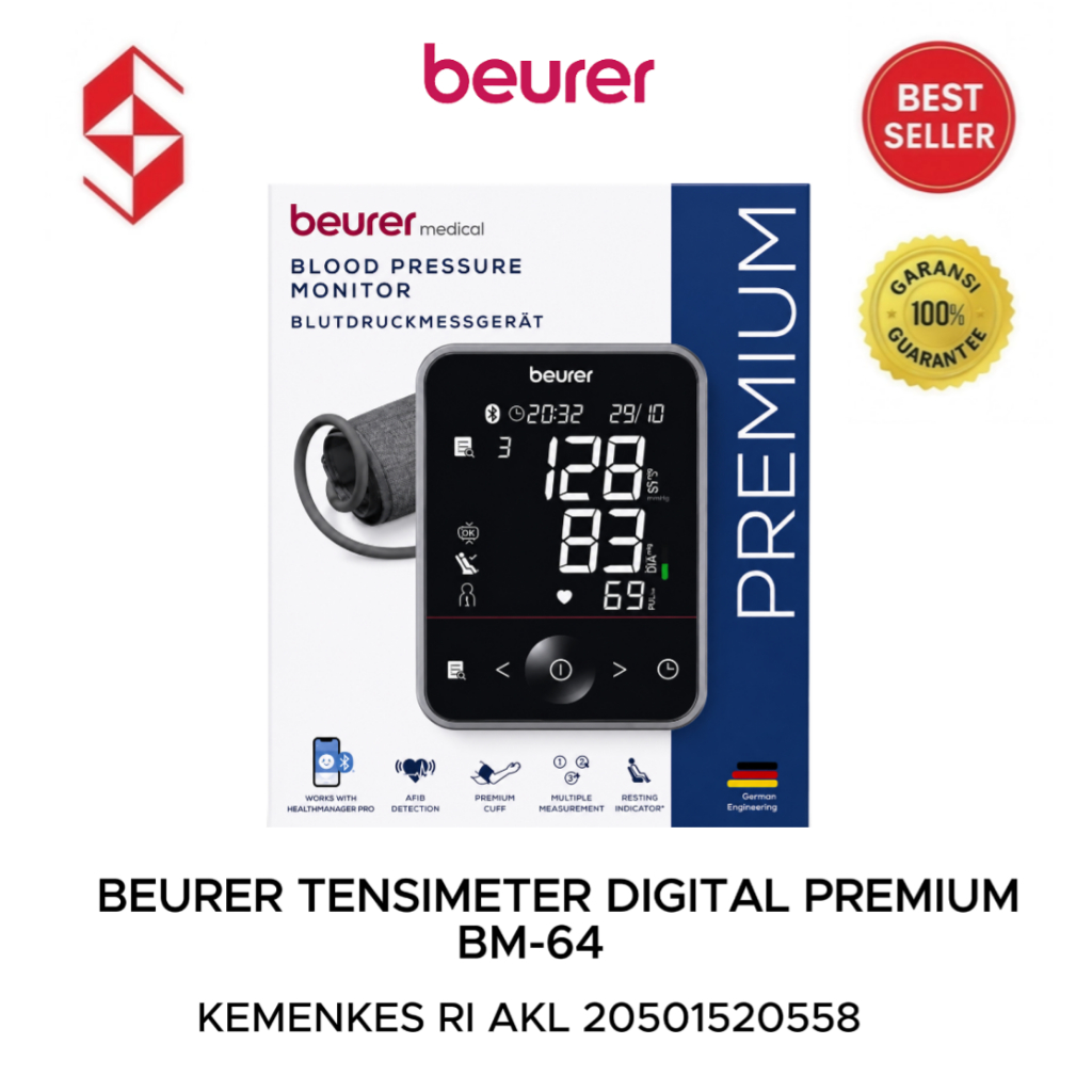 Beurer tensimeter digital premium Bm-64