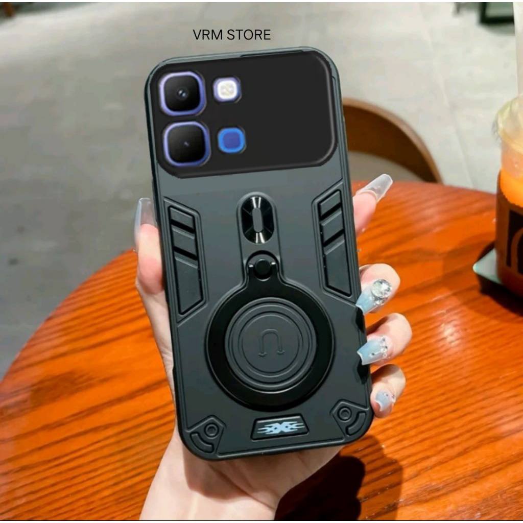 Case Robot Untuk Hp Infinix Note Edge Case Ring Pro Camera Case Robot Standing