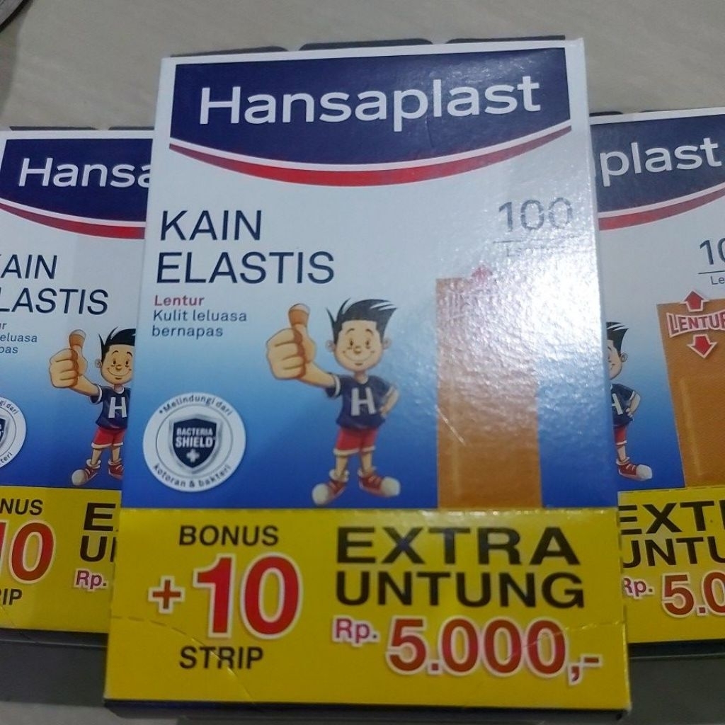 Plester Hansaplast elastis isi 100lembar