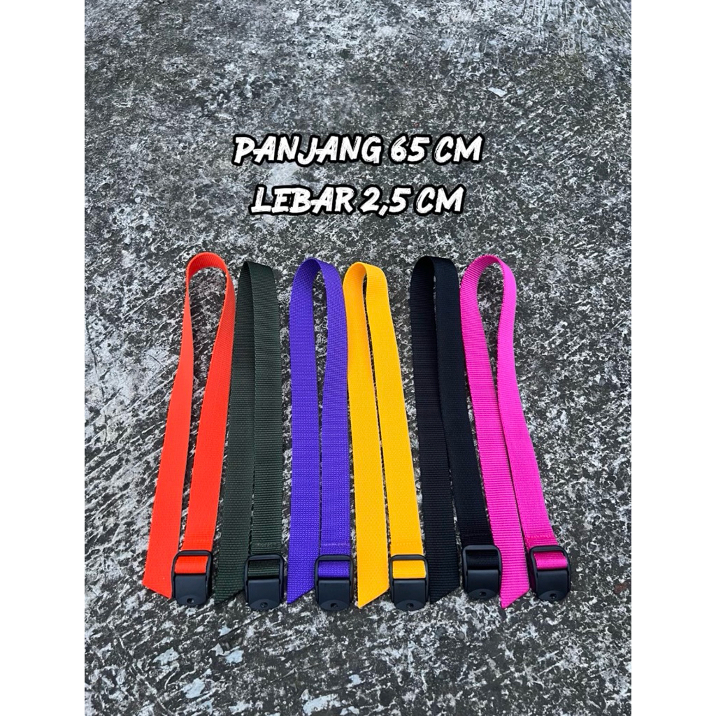 Quick strap webbing strap frame handlebar rack sepeda