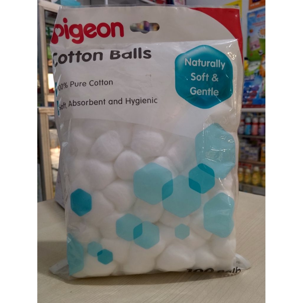 pigeon cotton balls