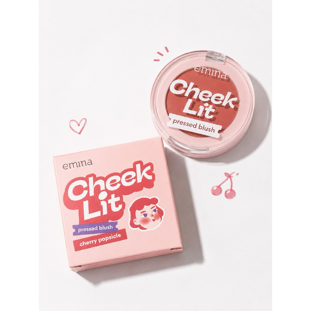 Emina Cheek Lit Pressed Blush • NEW
