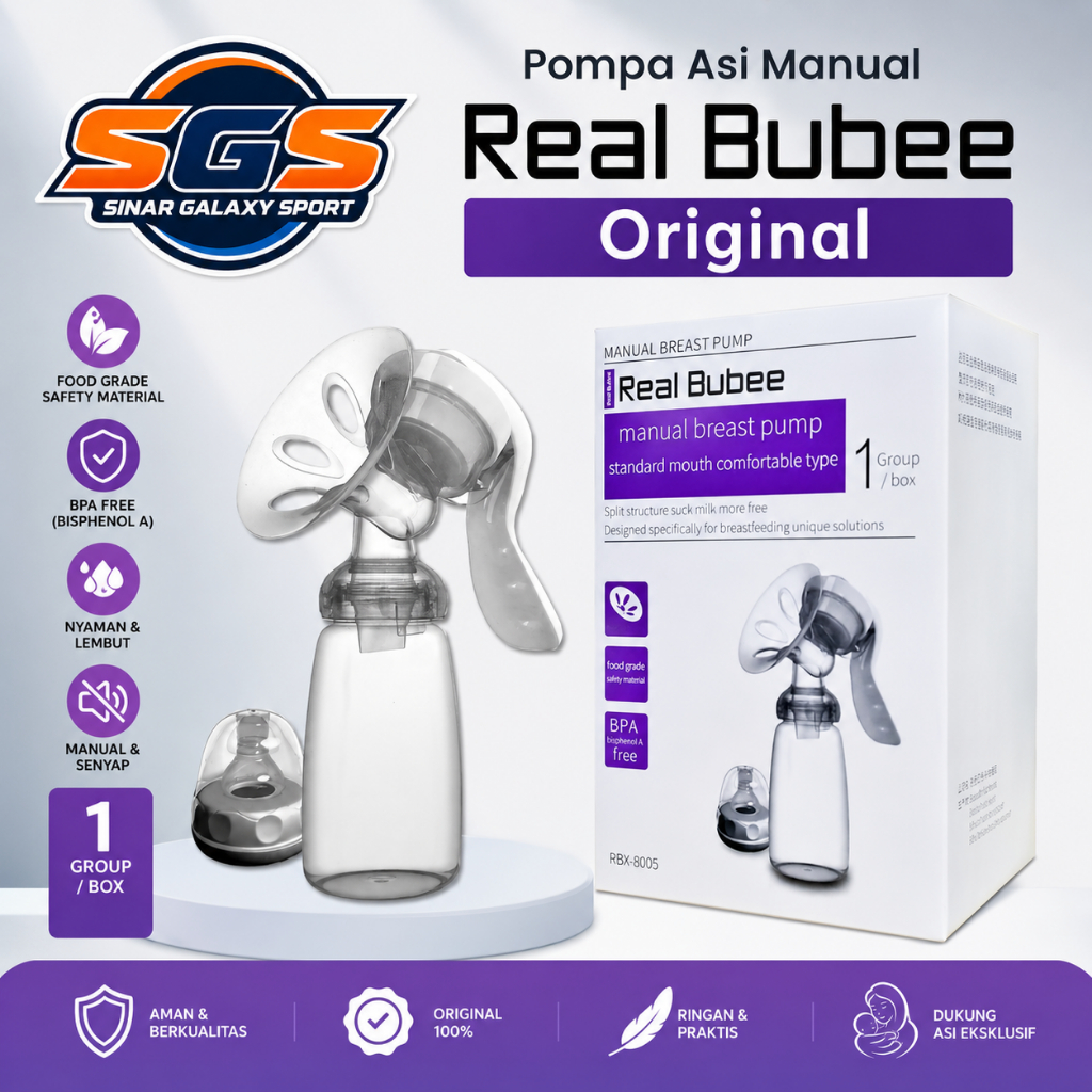 Pompa ASI Manual Real Bubee Original