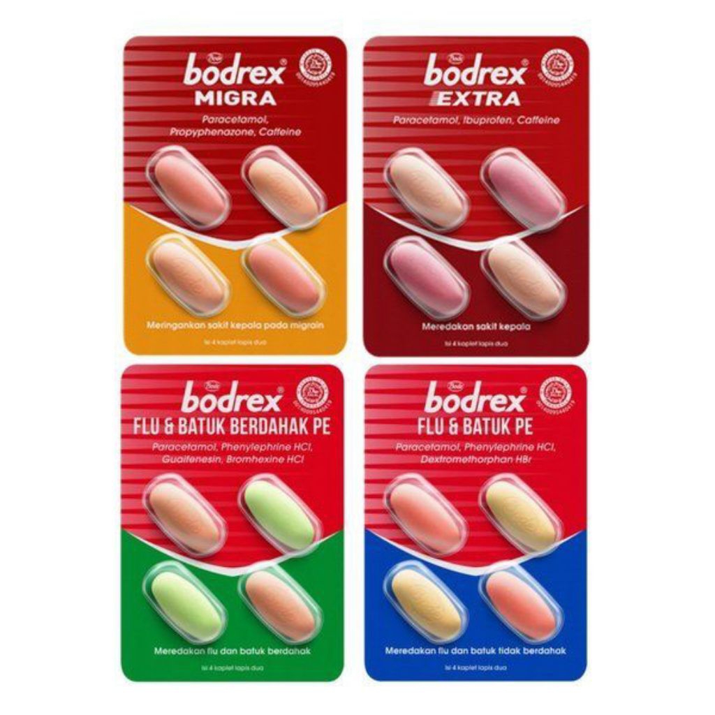 Bodrex All varian per strip