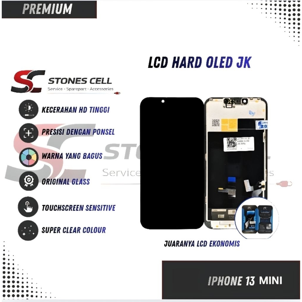 LCD Touchscreen BRADERPARTS BPE Compatible for IPhone 13 mini