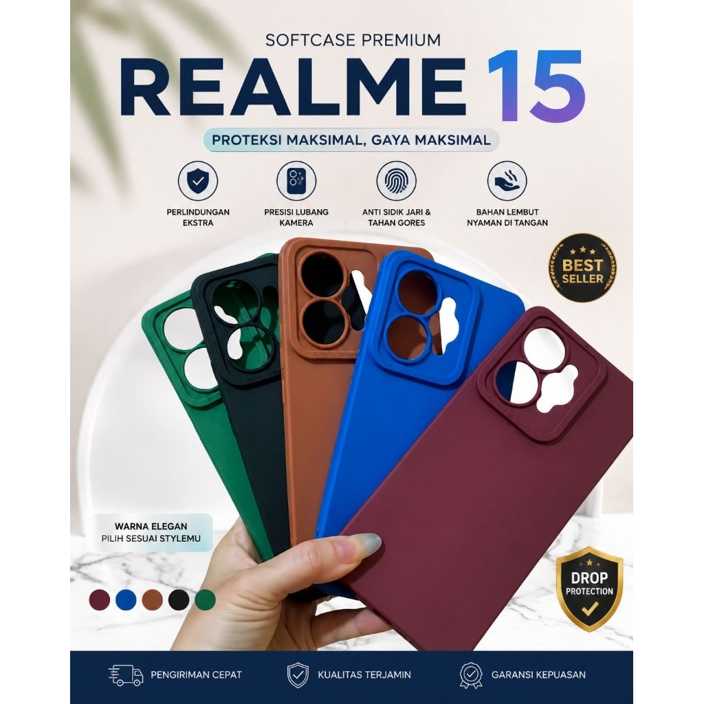 Realme 15 Softcase Procamera Silikon Case