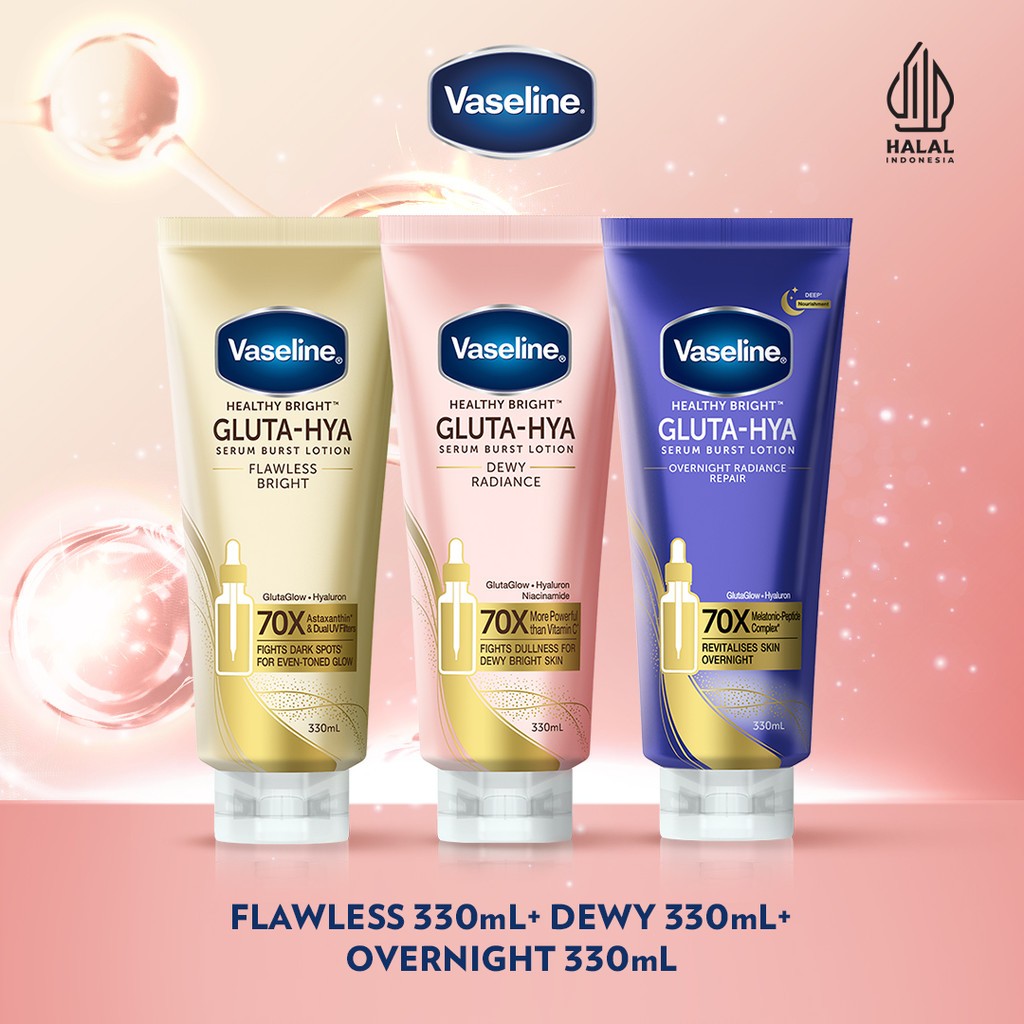 [JENNIE'S PICK] Vaseline Gluta Hya 330ml Multi Pack