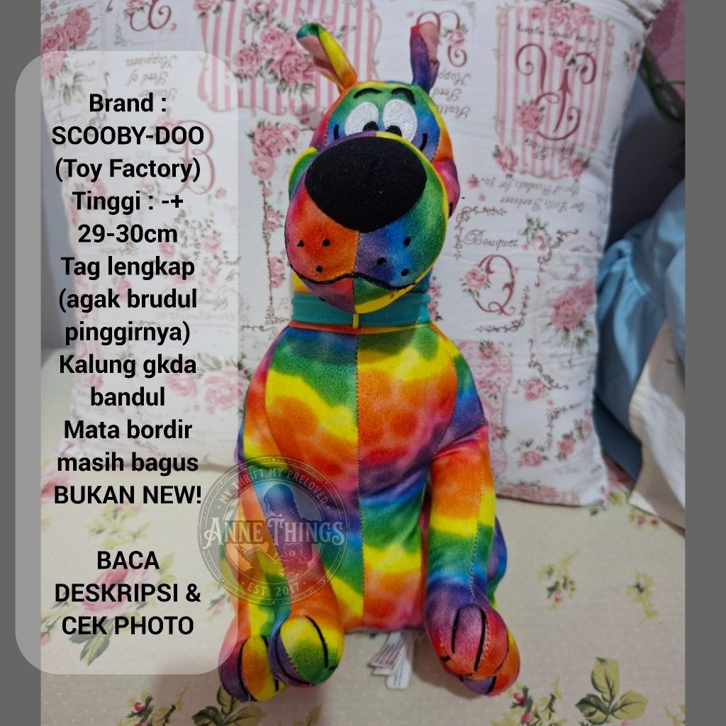Scoobydoo Boneka Dacron Rainbow Original