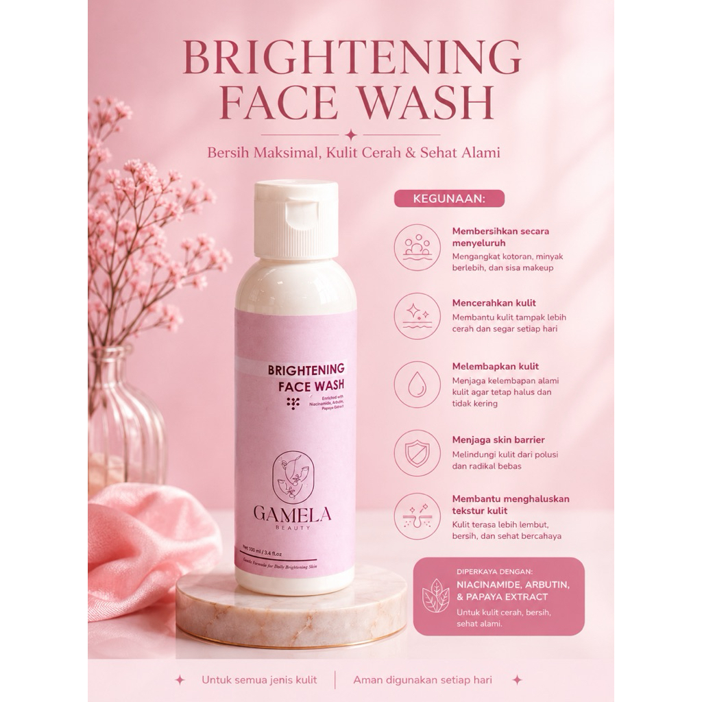 brightening face Wash