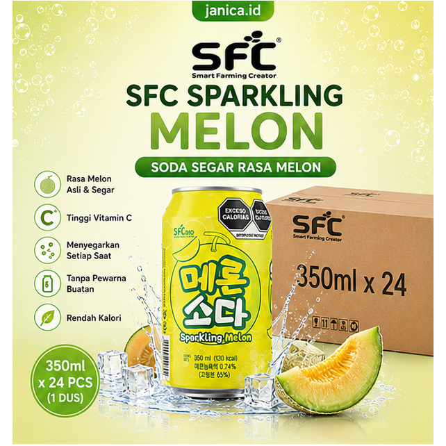 SFC Sparkling Melon 350ml (24 pcs)