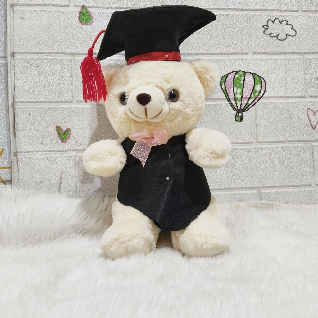 Teddy bear Toga/sarjana Size M