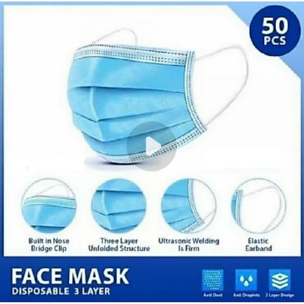 Masker isi 50pcs Multi One Plus