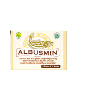 ALBUSMIN 3 BLISTER 10 KAPSUL