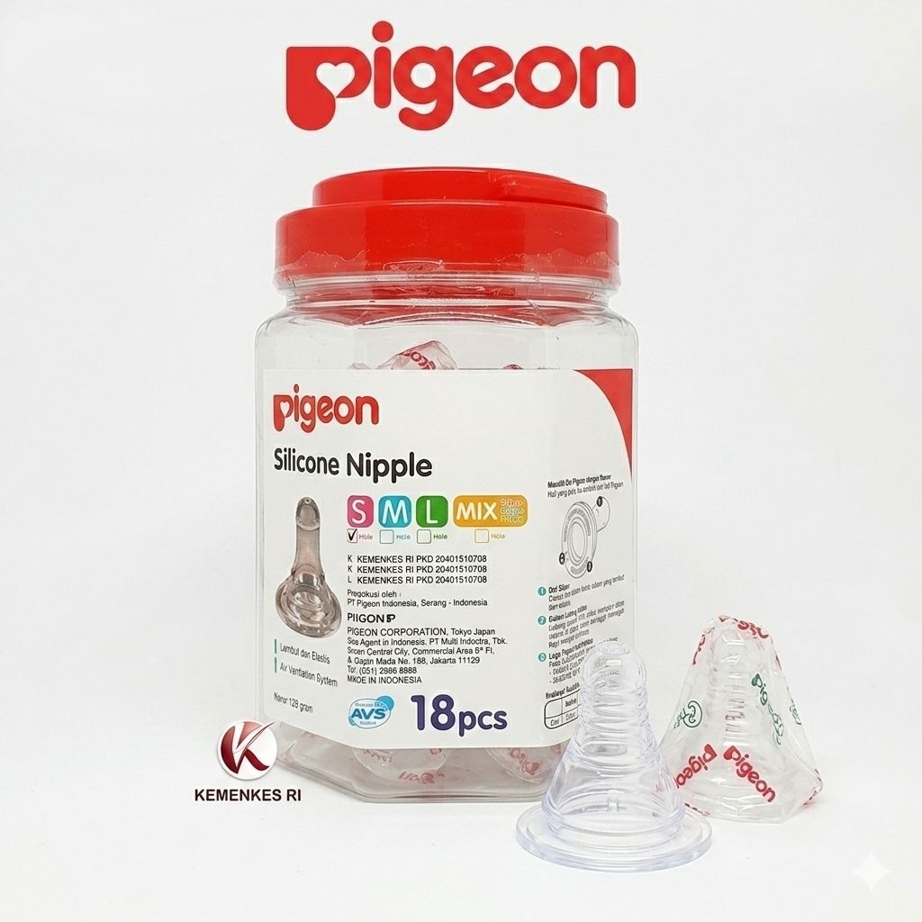 Dot Pigeon dalam toples