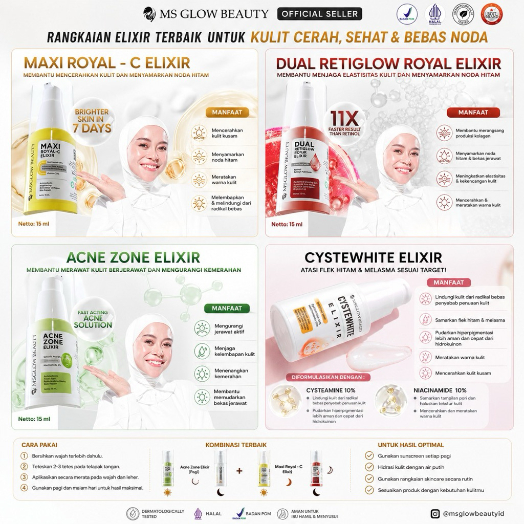 MS GLOW - SERUM ELIXIR RETINOL - 15 ML