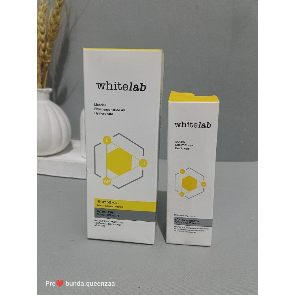 WHITE LAB SUNSCREEN & SERUM - Preloved